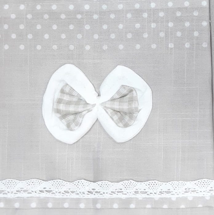 Delantal beige topos - 3