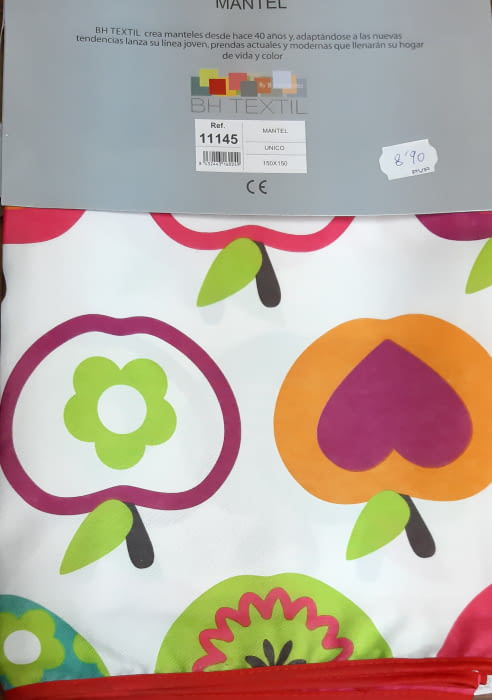 Mantel antimanchas manzanas - 1