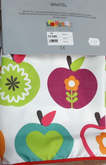 Mantel antimanchas manzanas - 2
