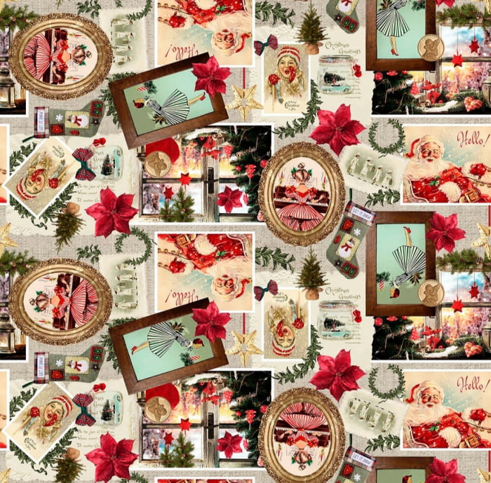 Tela Navidad original 280