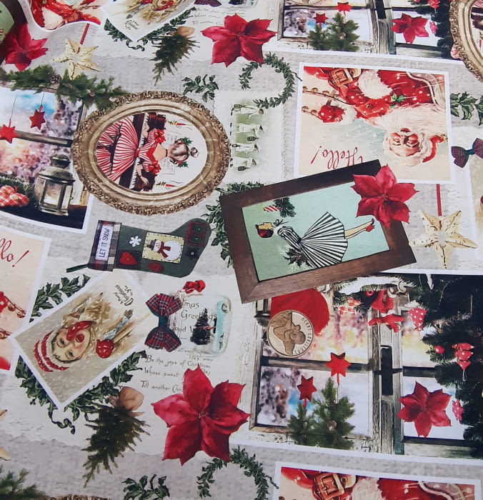 Tela Navidad original 280 - 5