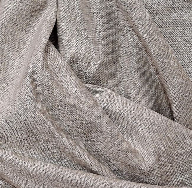 Tela chenilla terciopelo beige piedra - 4