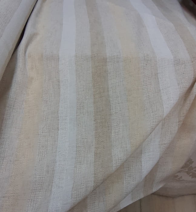 Tela visillo rayas tostadas 90 x 300 cm - 2