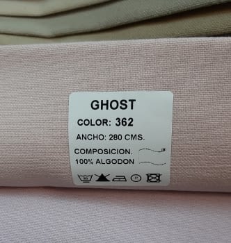 Tela loneta Ghost rosa Ridó 280 - 1
