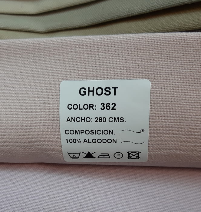 Tela loneta algodón Ghost rosa Ridó 280 - 1