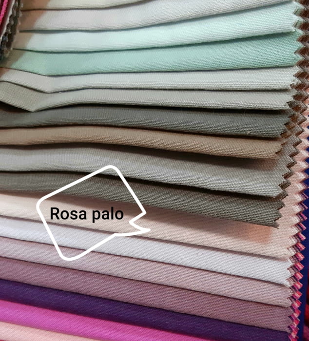 Tela loneta algodón Ghost rosa Ridó 280 - 2