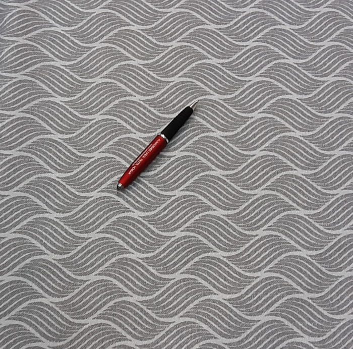 Tela loneta geometría gris 280 - 5