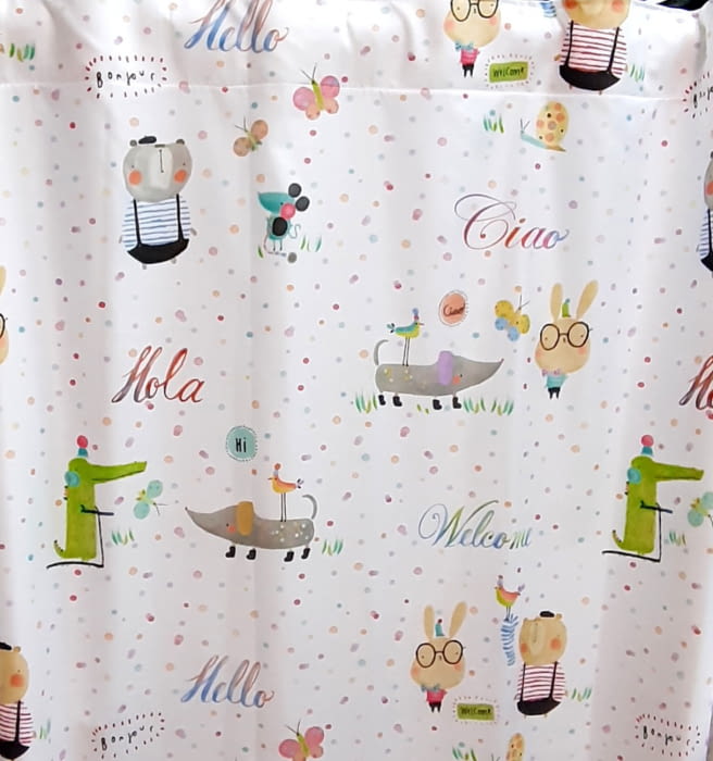 Cortinas confeccionadas infantiles 122 x 165 - 1