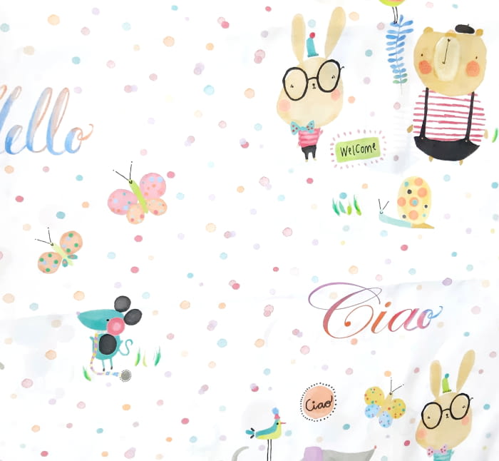 Tela infantil Beep 85 x 140 cm - 2