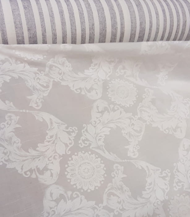 Tela visillo adamascado blanco 300 - 3