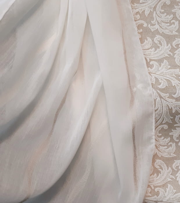 Tela visillo rayas sinuosas 300 - 3