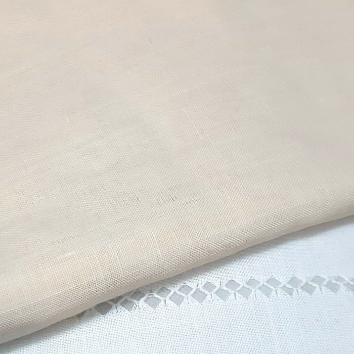 Tela visillo lino beige 1,20 x 1,50 m - 1