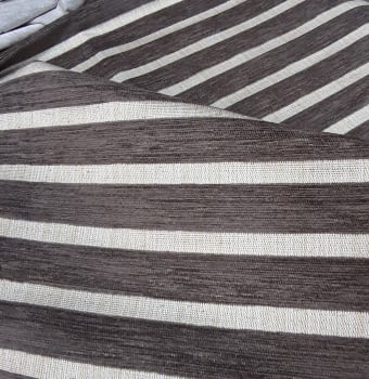 Tela tapicería rayas marrón 70 x 170 - 1