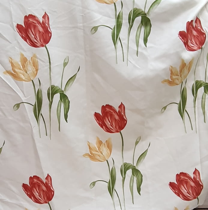 Tela flores grandes 1,90 x 1,90