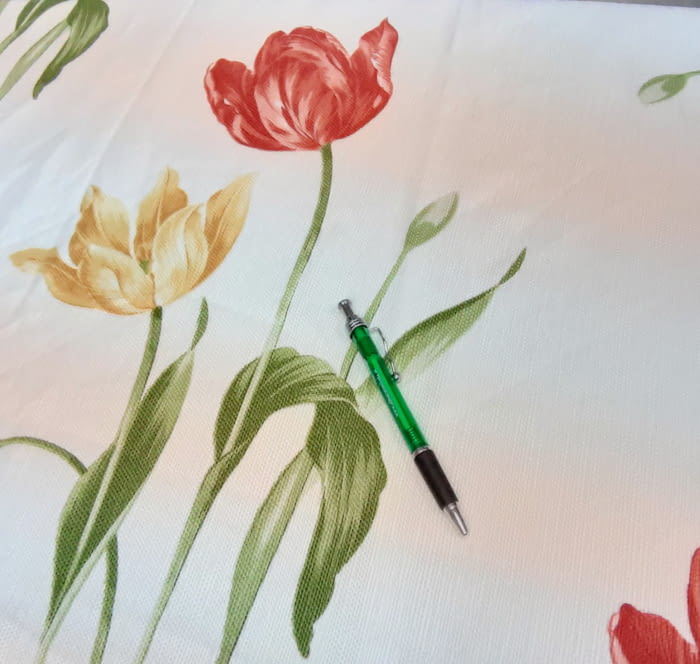 Tela flores grandes 1,90 x 1,90 - 3