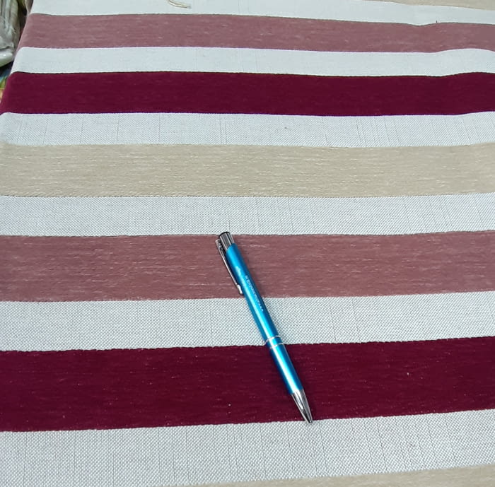 Tela tapicería rayas rosas 1,04 x 1,50 m. - 1