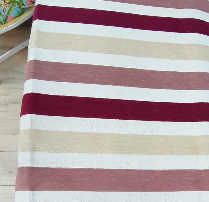 Tela tapicería rayas rosas 1,04 x 1,50 m. - 3