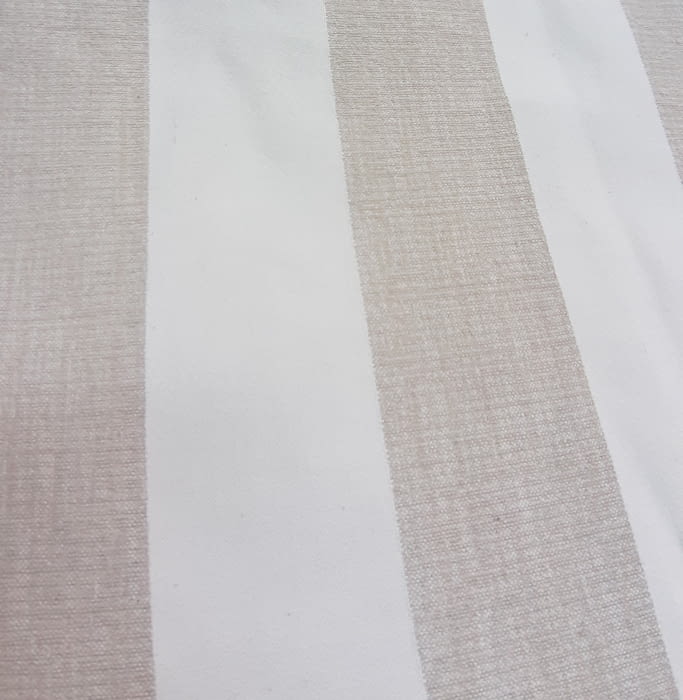 Tela tapicería rayas beige 120 x 185 cm - 3