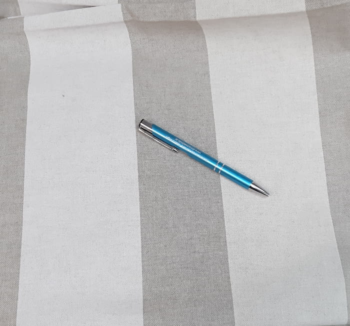 Tela rayas beige 125 x 270