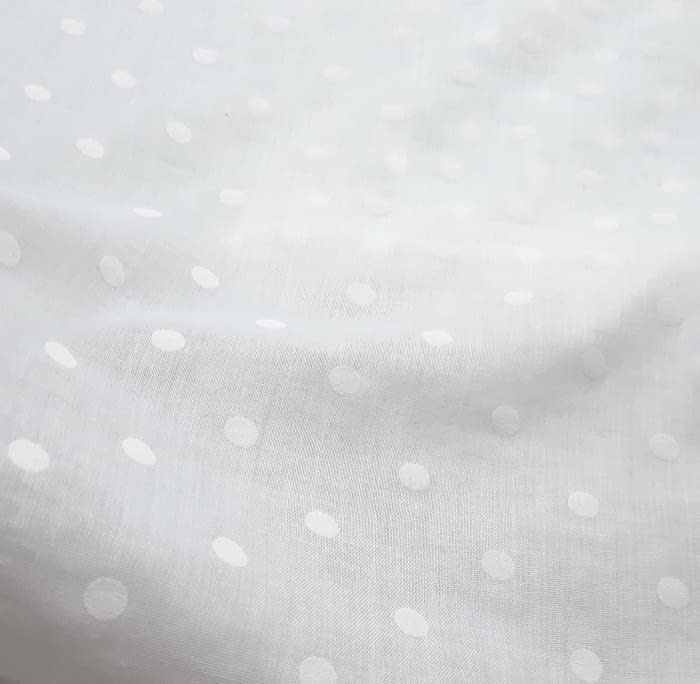 Tela visillo topos grandes 280