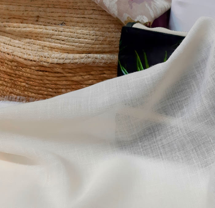 Tela visillo Gran lino 30% beige