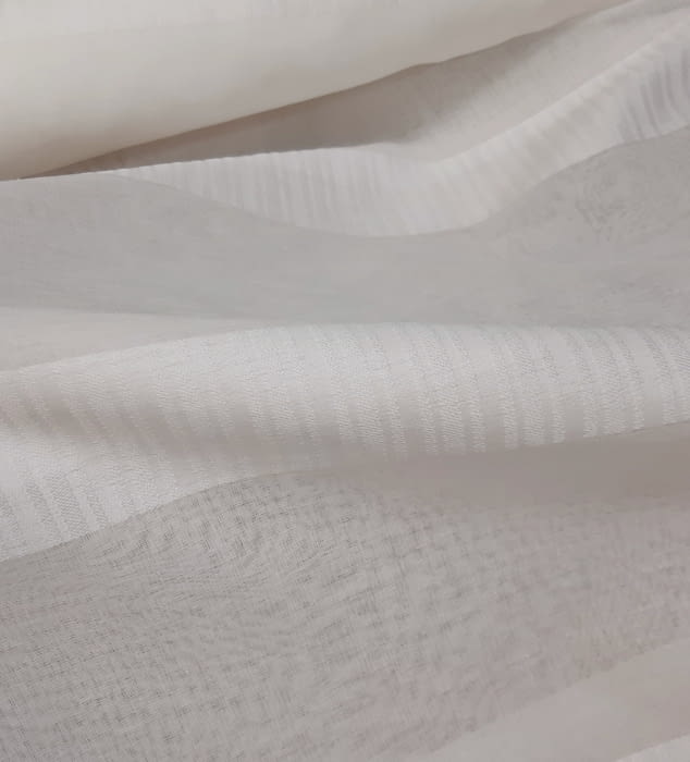 Tela visillo blanco raya elegance 300 - 1