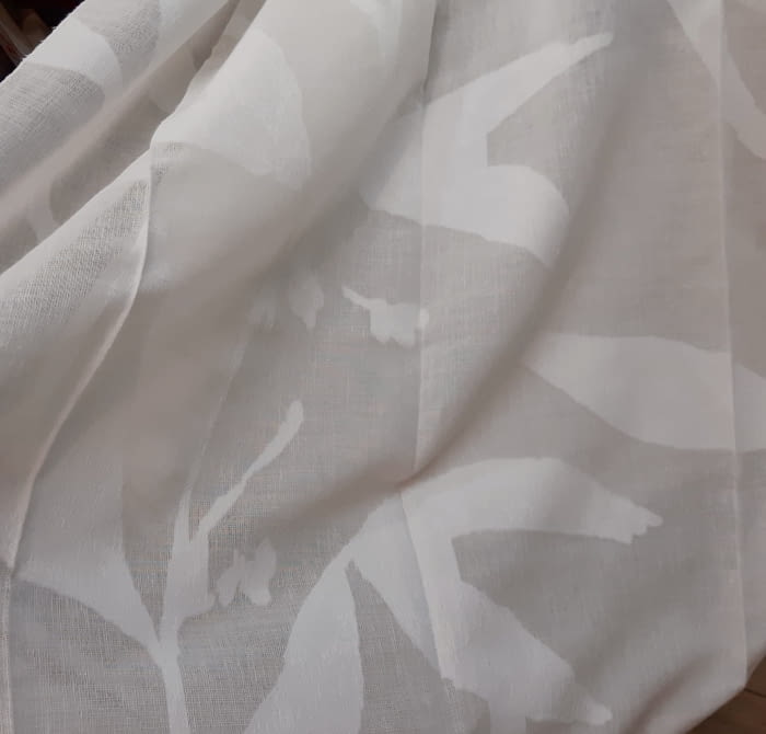 Tela visillo hojas bosque 300 - 4