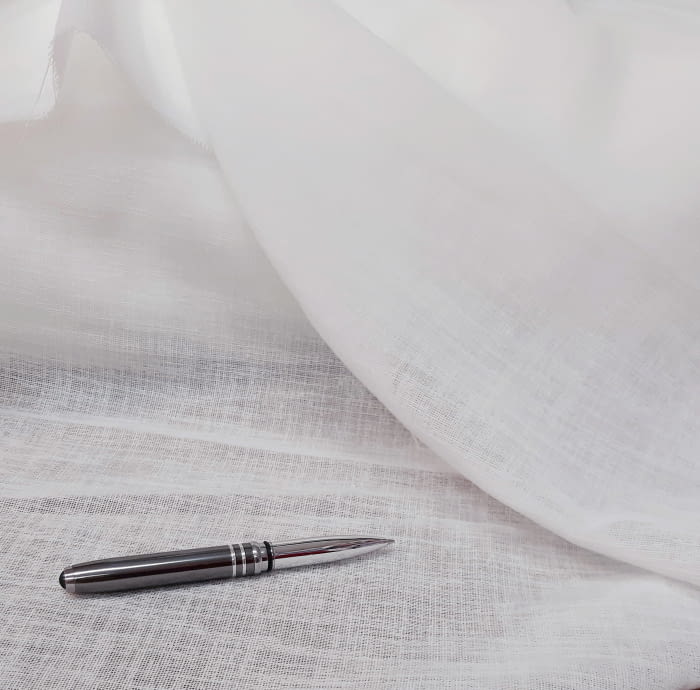 Tela visillo rústico finito