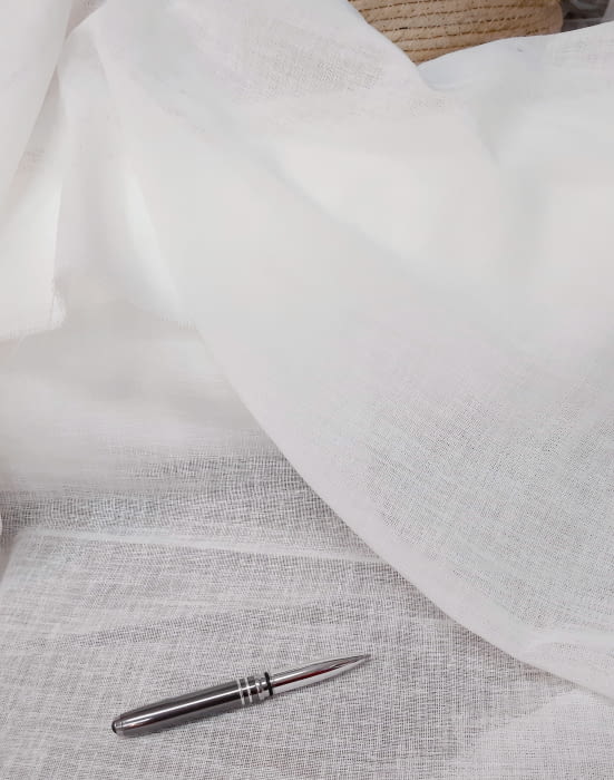 Tela visillo rústico finito - 5