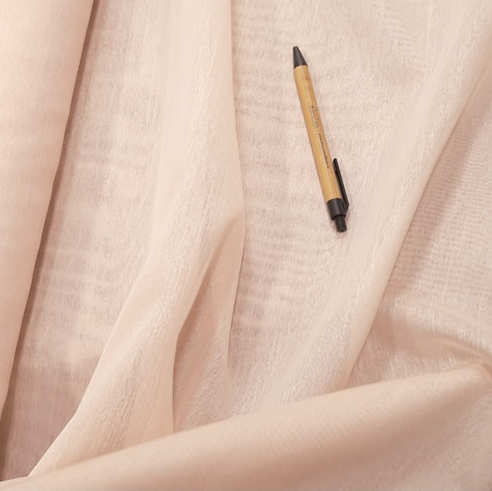 Tela visillo rosa palo 280