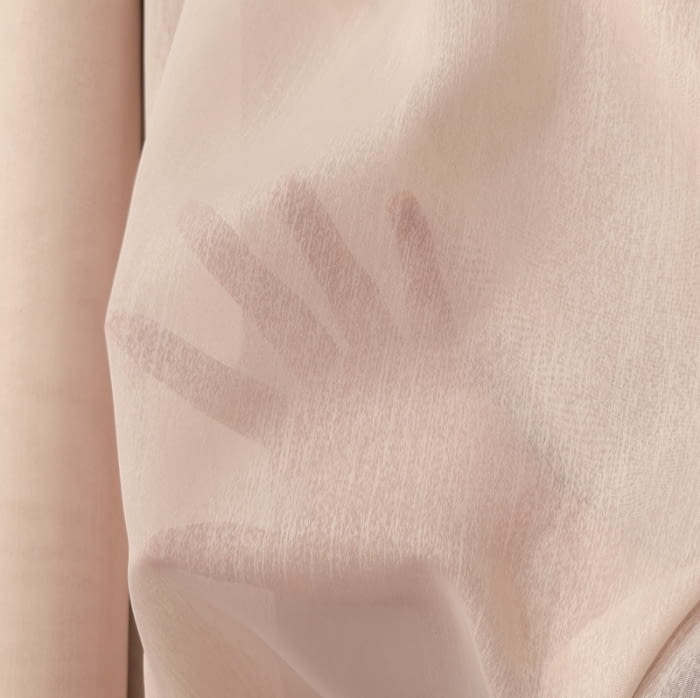 Tela visillo rosa palo 280 - 4