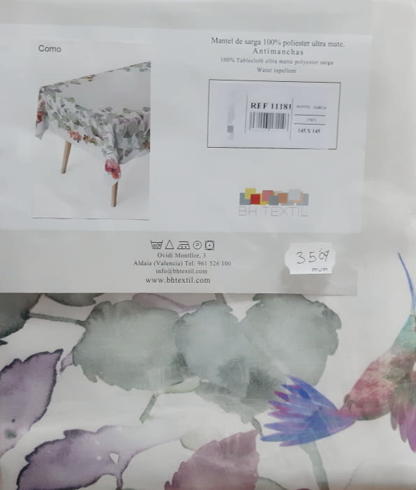 Manteles antimanchas colibríes - 4