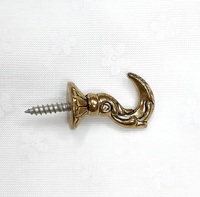 Alzapaño pequeño hierro dorado 3,5 cm