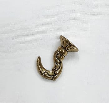 Alzapaño pequeño hierro dorado 3,5 cm - 3