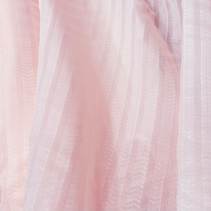 Tela visillo rosa bebé brillo 280