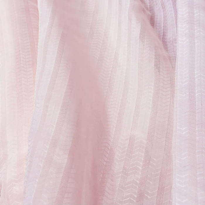 Tela visillo rosa bebé brillo 280 - 1