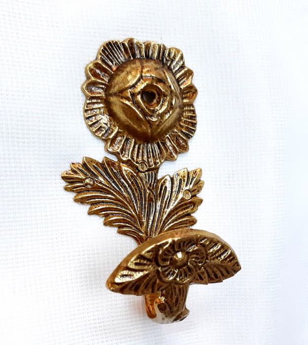 Alzapaño rosa dorado 10,5 cm