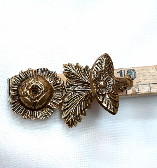 Alzapaño rosa dorado 10,5 cm - 2