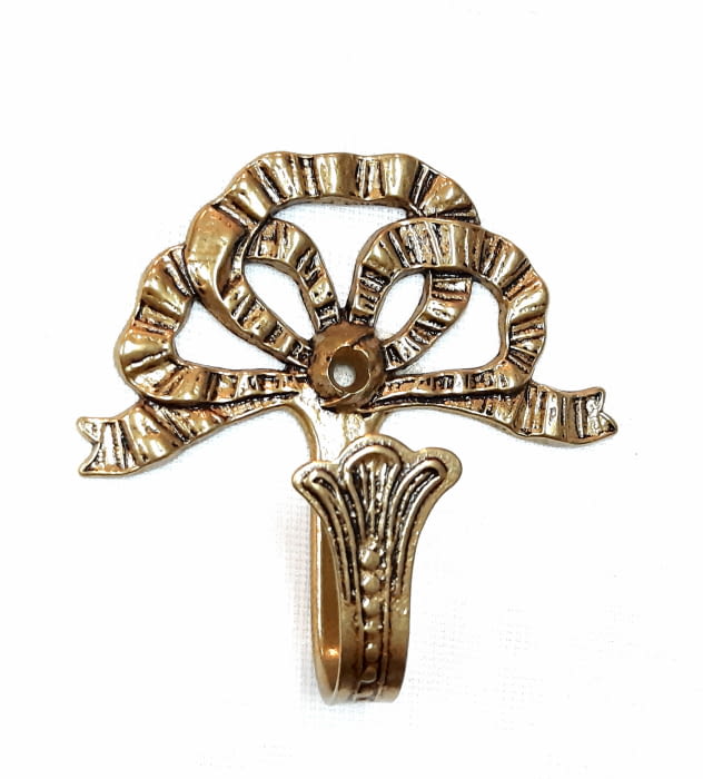 Alzapaño lazo dorado 10 cm