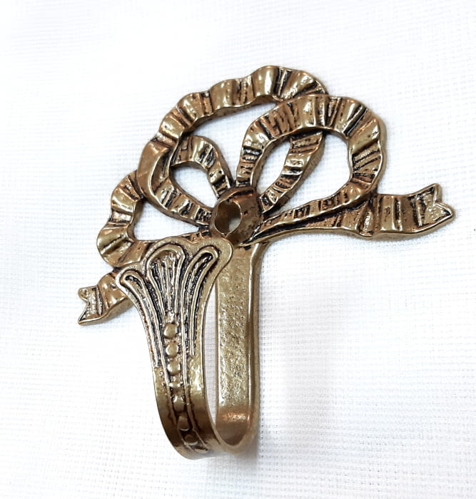 Alzapaño lazo dorado 10 cm - 3