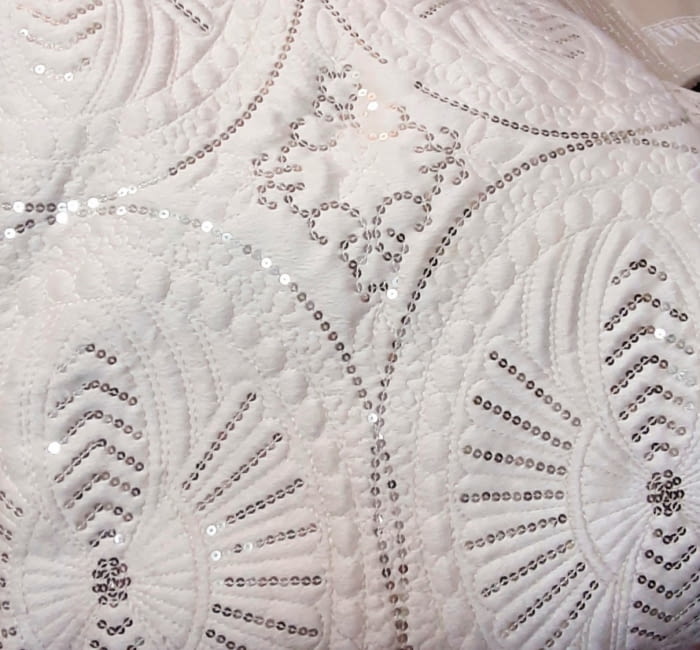 Colcha boutie beige lentejuelas 135 - 2