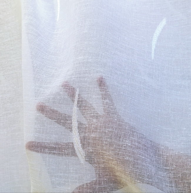 Tela visillo pluma 130 x 320 cm - 1