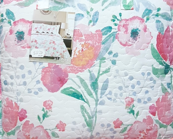 Colcha bouti flor acuarela - 3