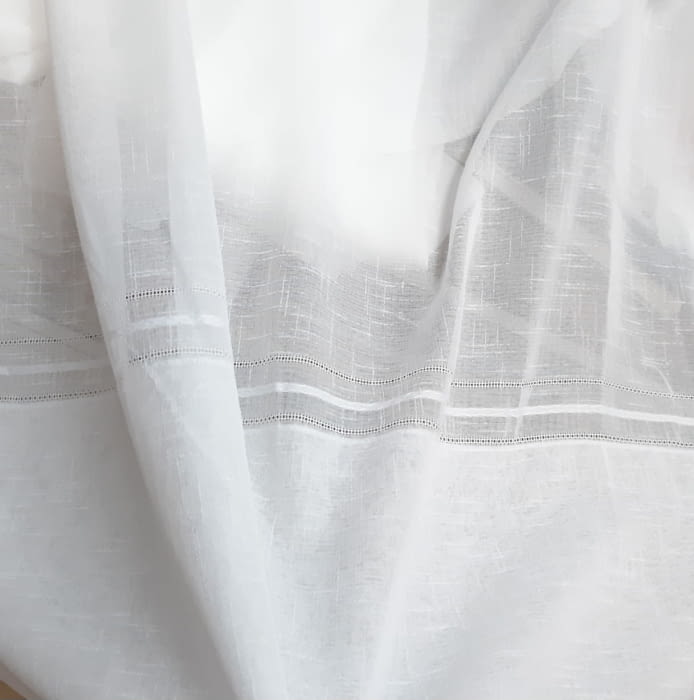 Tela visillo rústico vainica rombo 270