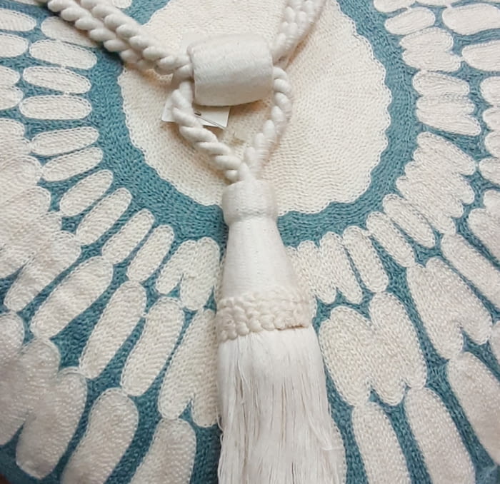 Abrazadera cordón crudo - 2