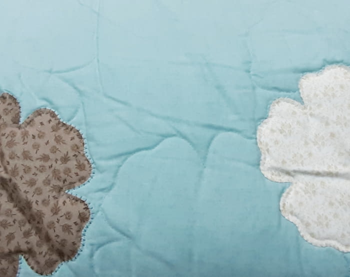 Colcha Butí edredón turquesa 190 x 260 - 5