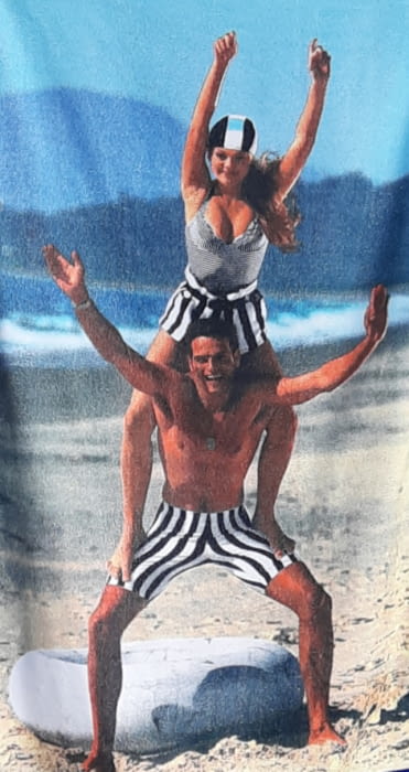 Toalla playa colección años 80 - 1