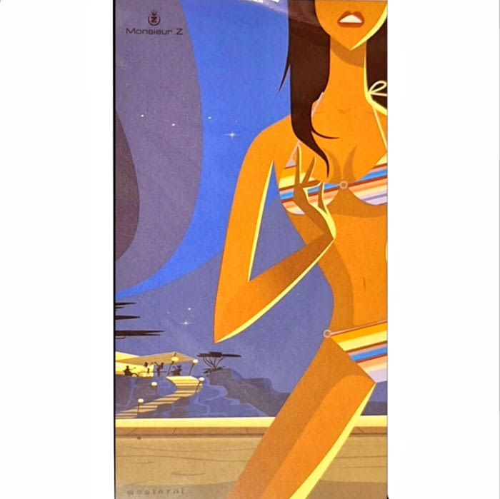 Toalla playa Monsieur Z: "la playa"