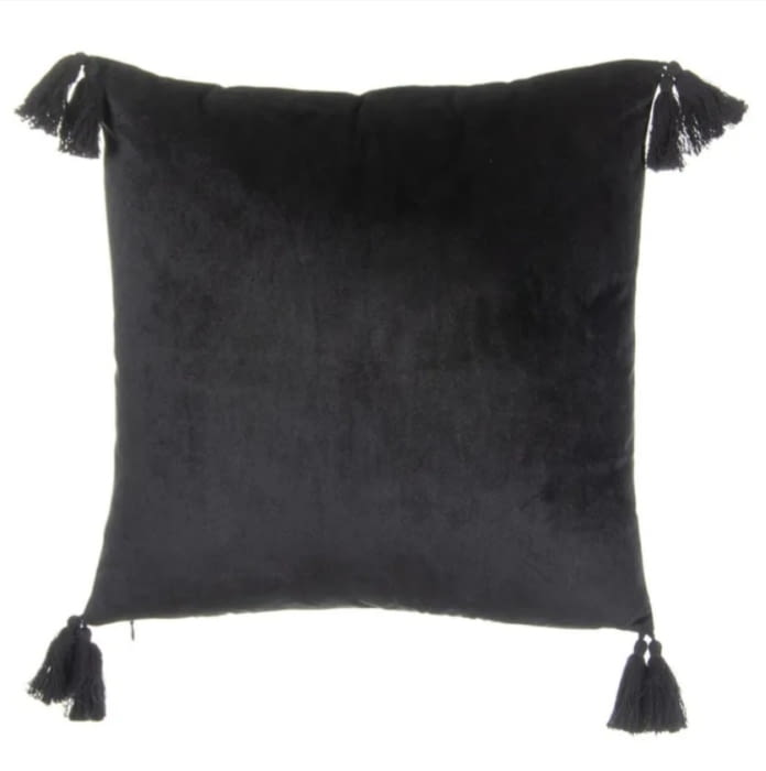 Cojín terciopelo Botánico colibrí 45 x 45 - 1