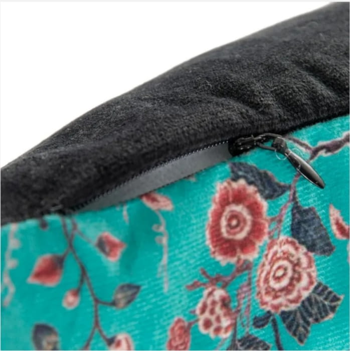 Cojín terciopelo Botánico colibrí 45 x 45 - 2